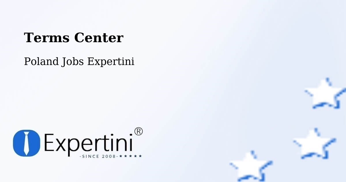 Terms of Service – Czarnków - Poland Jobs Expertini